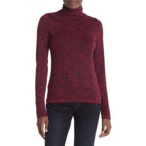 Rag & Bone red heathered lightweight turtleneck